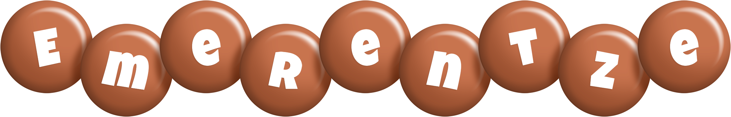 Emerentze candy-brown logo