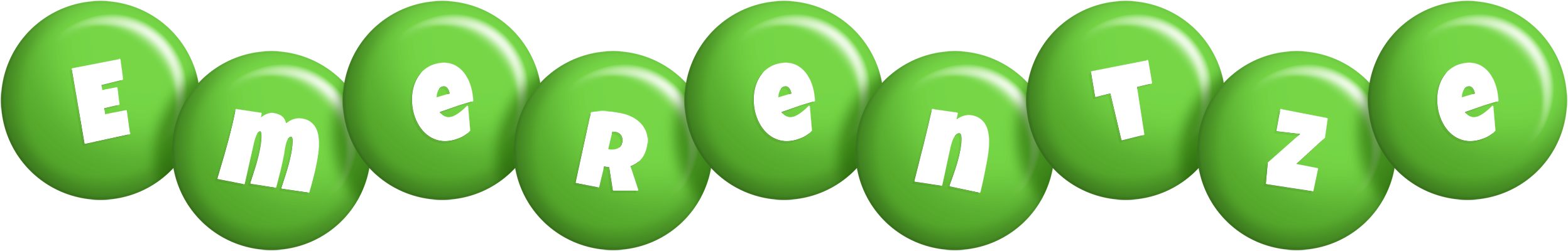 Emerentze candy-green logo