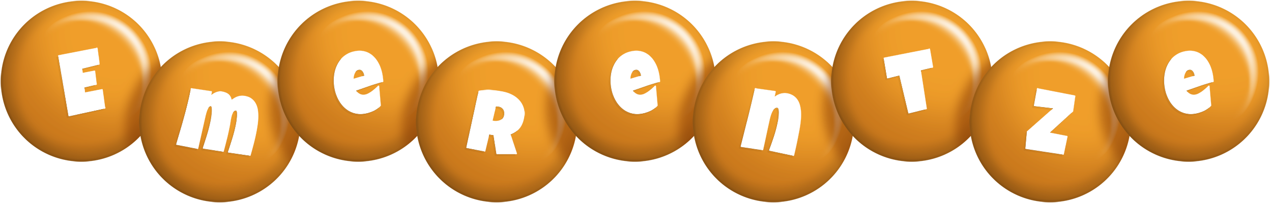 Emerentze candy-orange logo