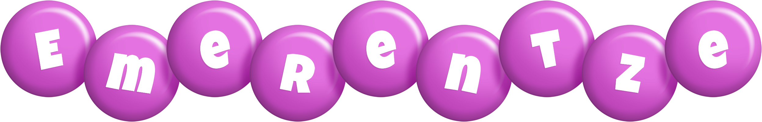 Emerentze candy-purple logo