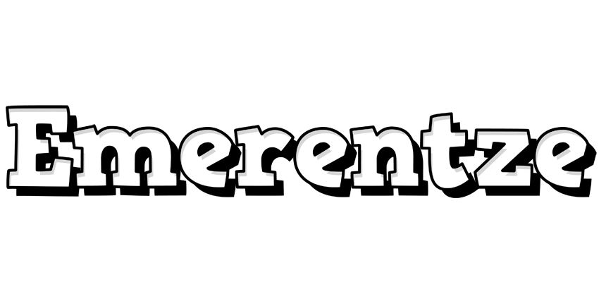 Emerentze snowing logo