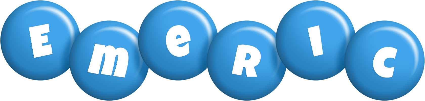 Emeric candy-blue logo