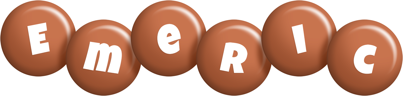 Emeric candy-brown logo