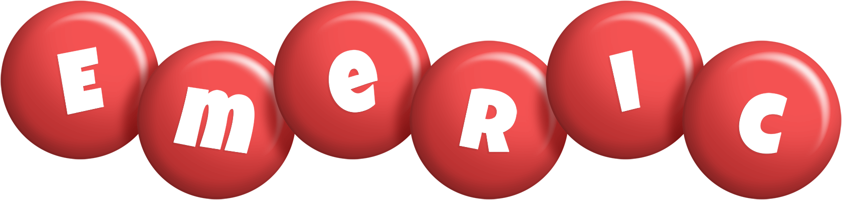 Emeric candy-red logo