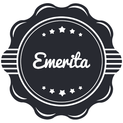 Emerita badge logo
