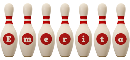 Emerita bowling-pin logo