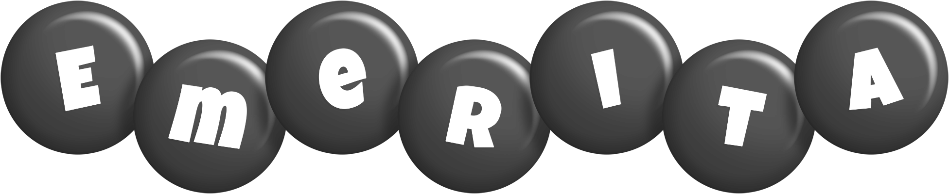 Emerita candy-black logo