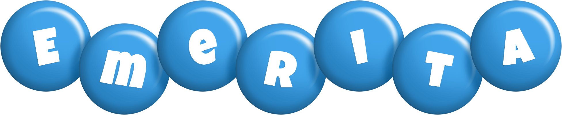 Emerita candy-blue logo