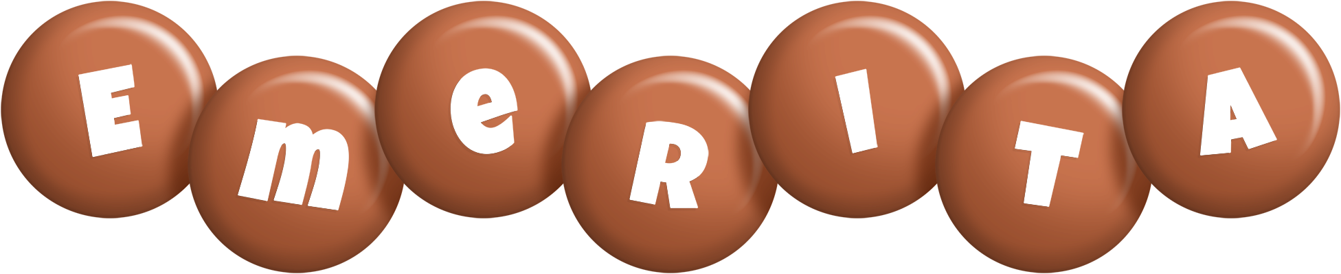 Emerita candy-brown logo