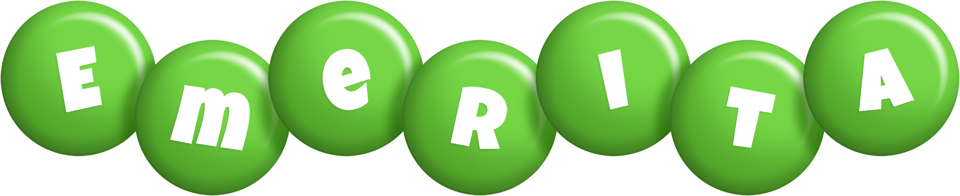 Emerita candy-green logo