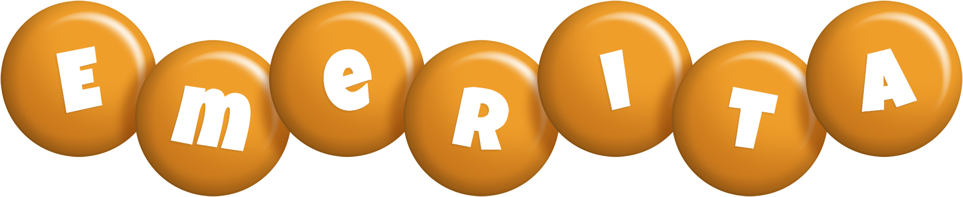 Emerita candy-orange logo
