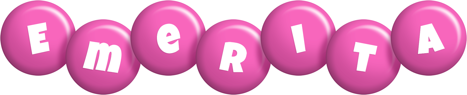 Emerita candy-pink logo