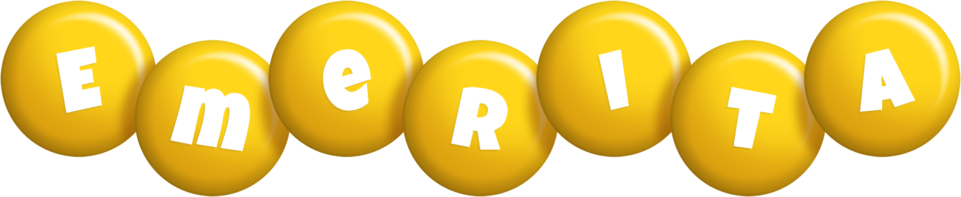 Emerita candy-yellow logo