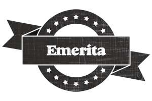 Emerita grunge logo