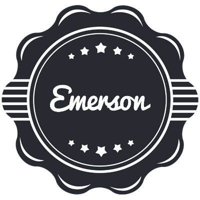 Emerson badge logo
