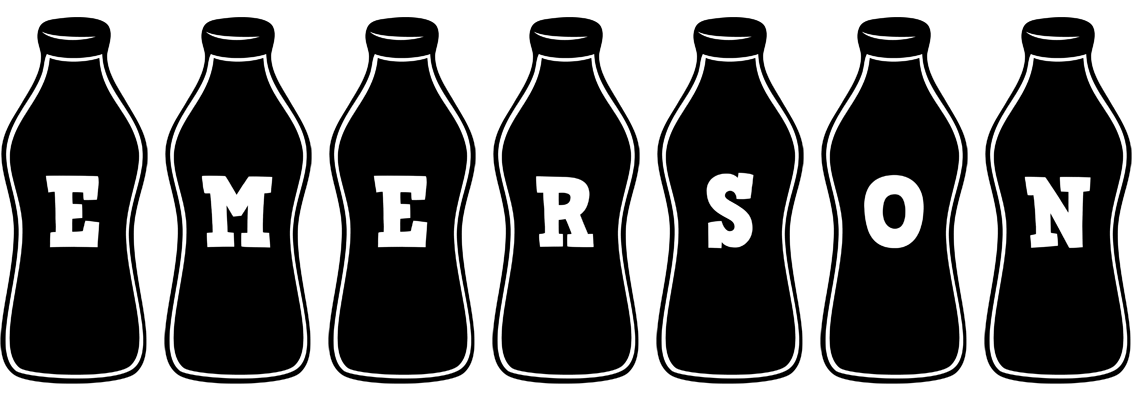 Emerson bottle logo