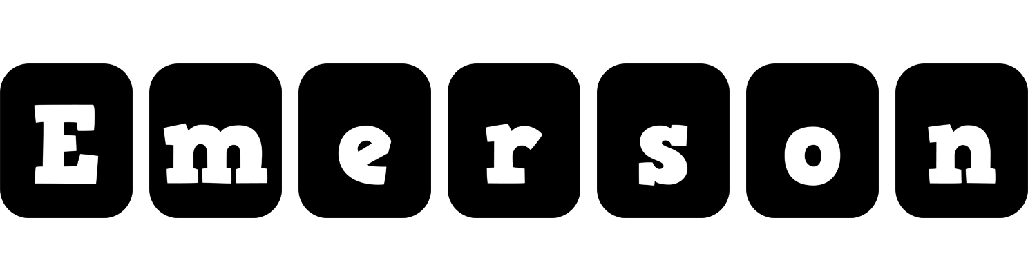 Emerson box logo