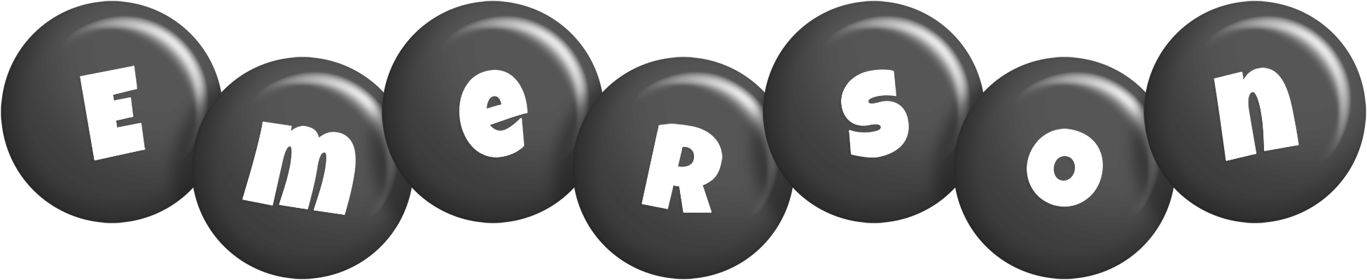 Emerson candy-black logo