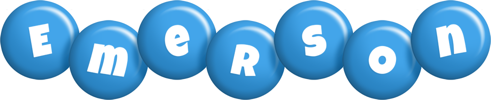 Emerson candy-blue logo