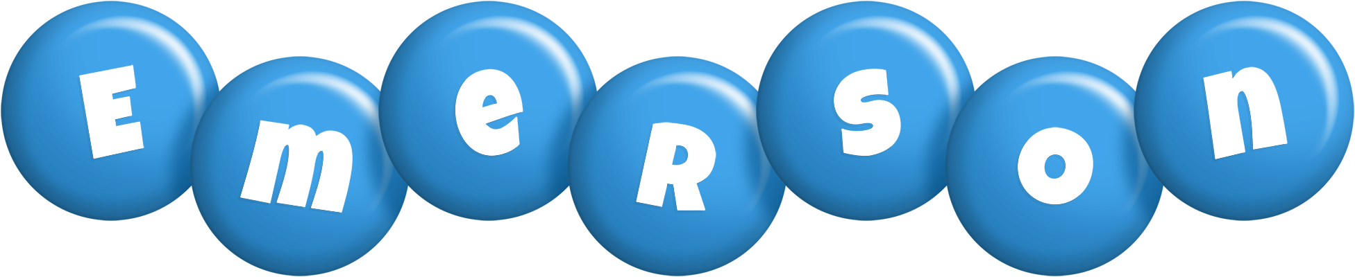Emerson candy-blue logo