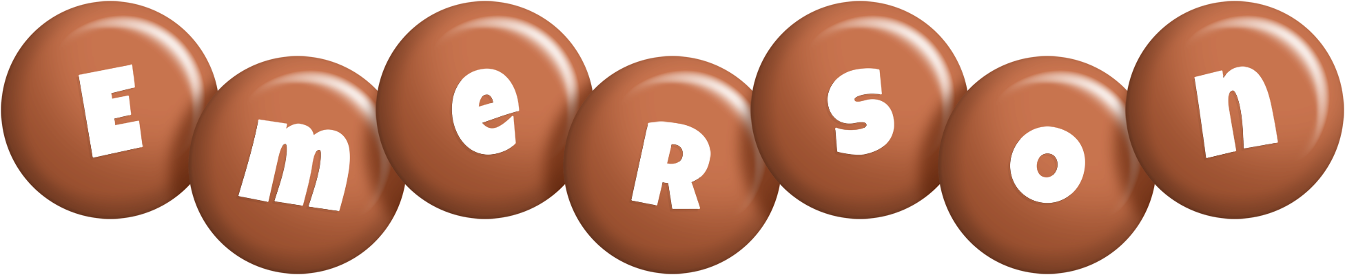 Emerson candy-brown logo