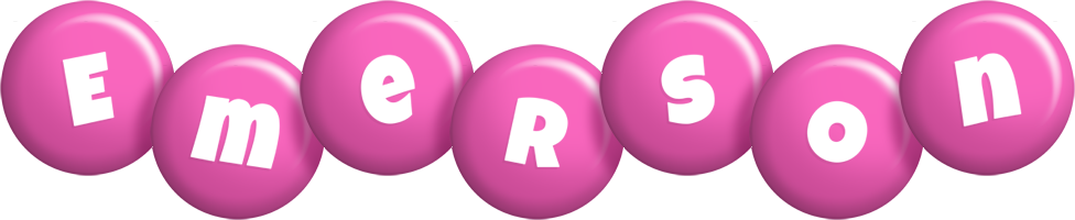 Emerson candy-pink logo