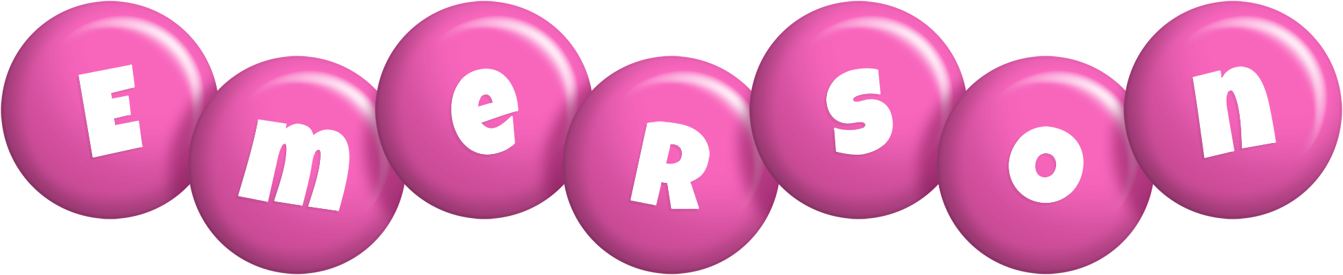 Emerson candy-pink logo