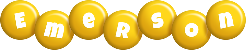 Emerson candy-yellow logo