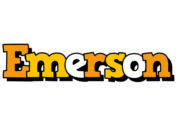Emerson cartoon logo