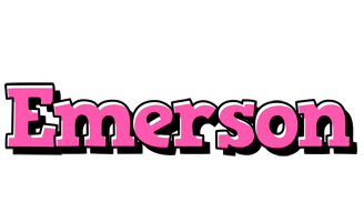 Emerson girlish logo