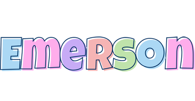 Emerson pastel logo