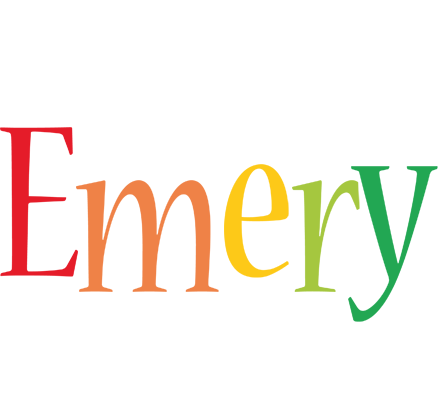 Emery birthday logo