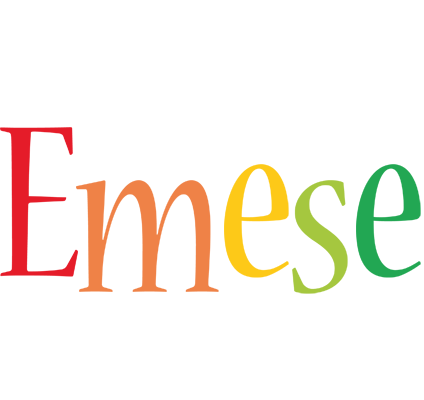 Emese birthday logo