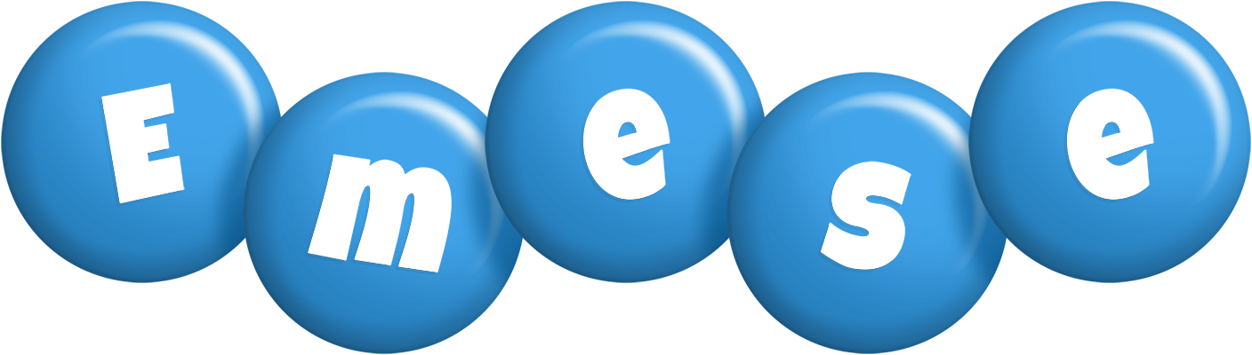 Emese candy-blue logo