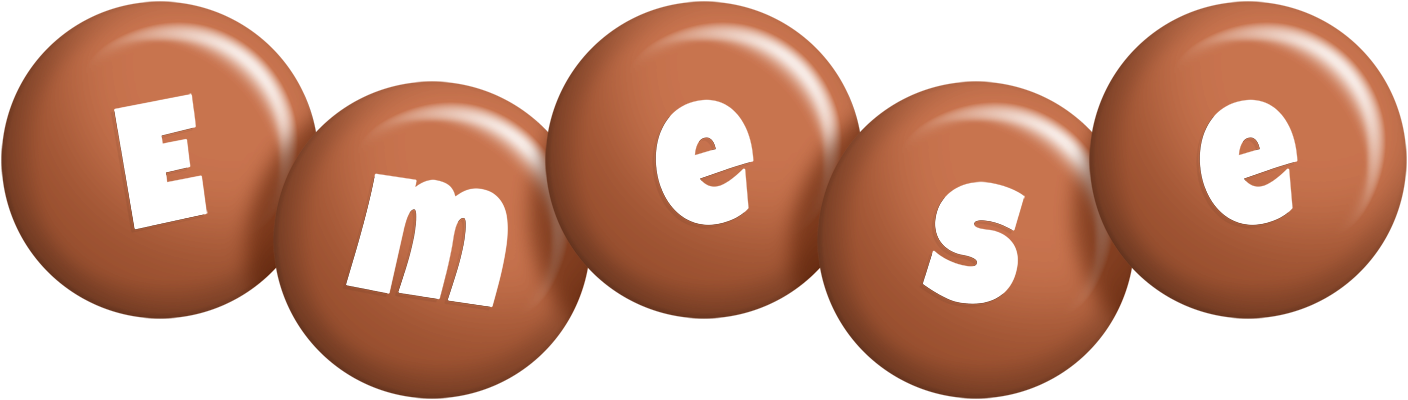 Emese candy-brown logo