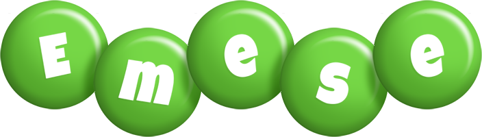 Emese candy-green logo