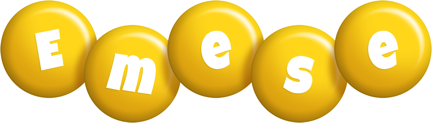 Emese candy-yellow logo