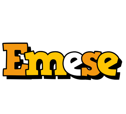 Emese cartoon logo