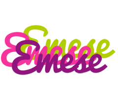 Emese flowers logo