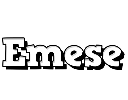 Emese snowing logo