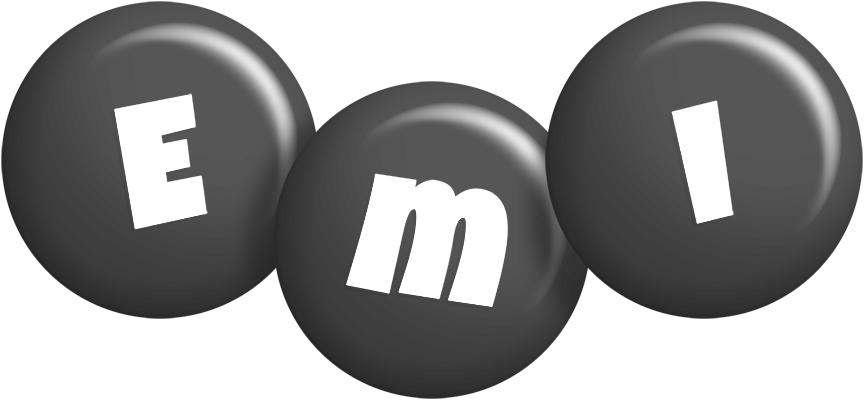 Emi candy-black logo