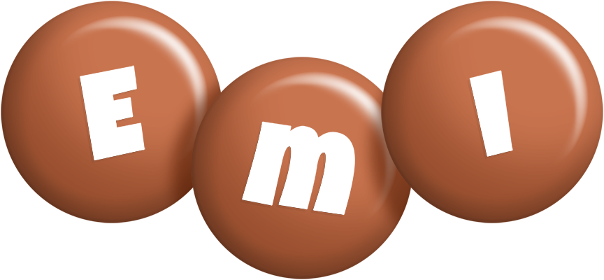 Emi candy-brown logo