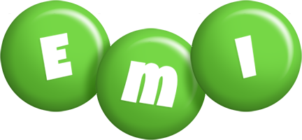 Emi candy-green logo