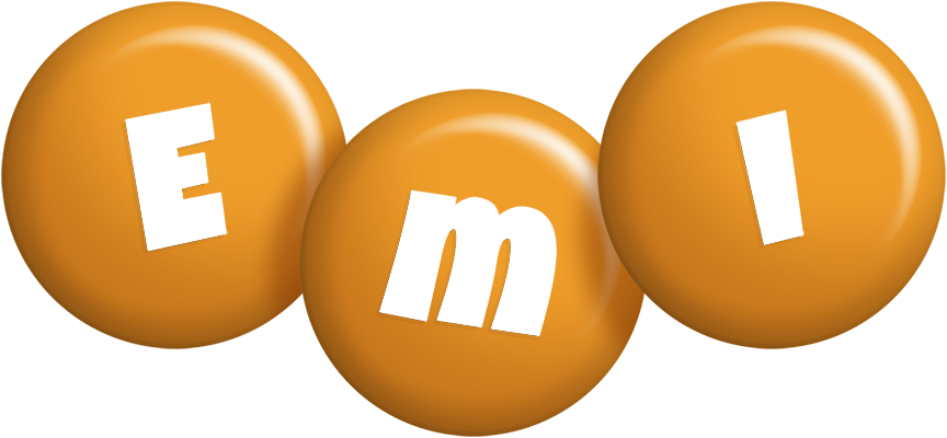 Emi candy-orange logo