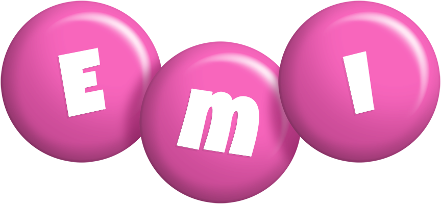 Emi candy-pink logo
