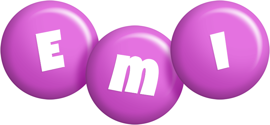 Emi candy-purple logo