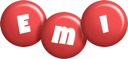 Emi candy-red logo