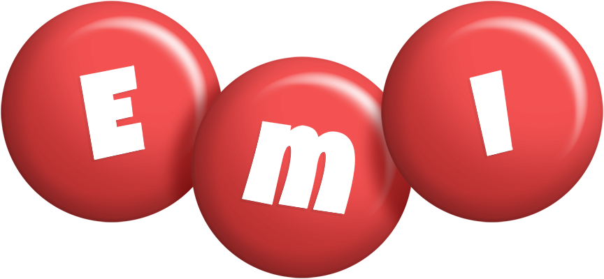 Emi candy-red logo
