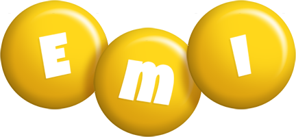 Emi candy-yellow logo