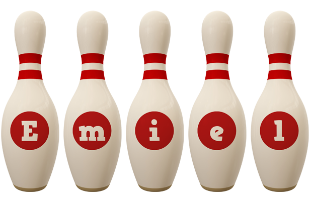 Emiel bowling-pin logo